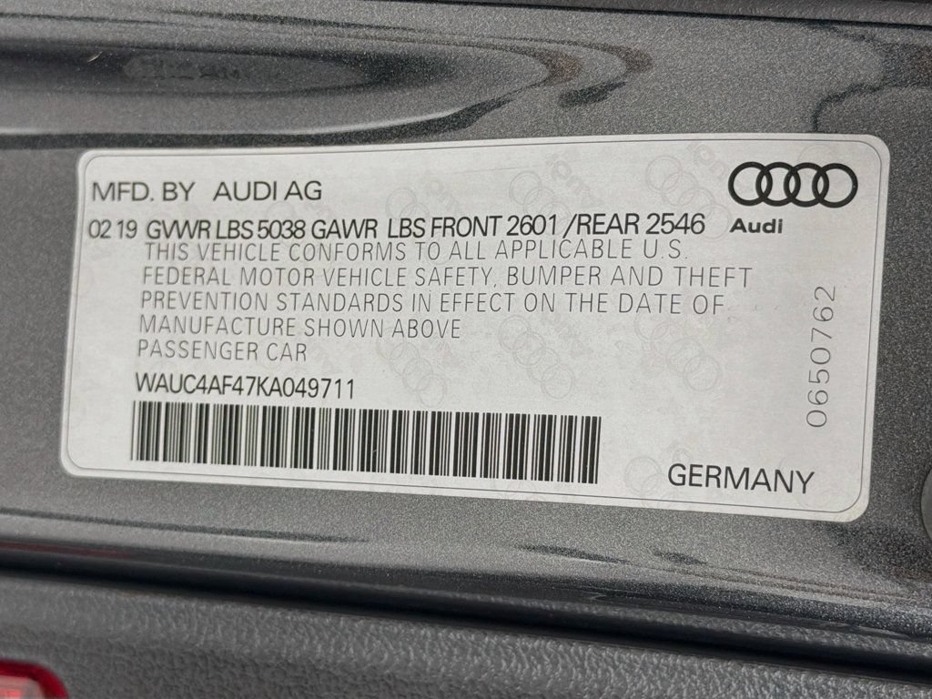 Used 2019 Audi S4 Prestige w/ Prestige Package AWD/4WD image 34