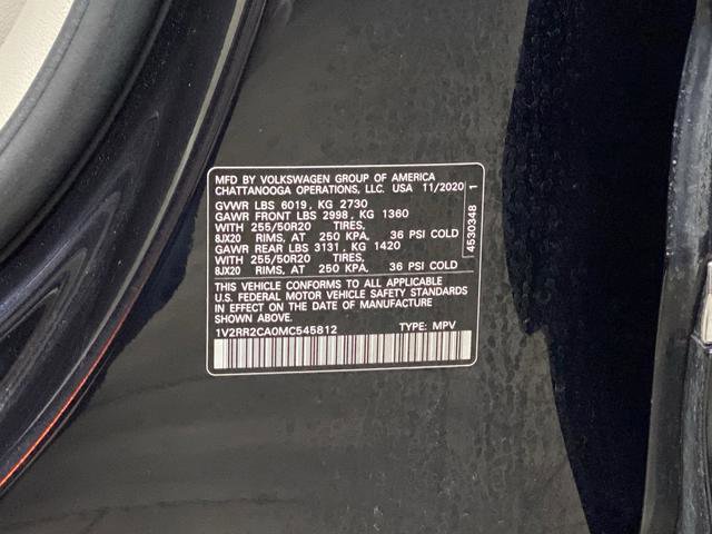 Used 2021 Volkswagen Atlas SE w/ Panoramic Sunroof Package image 38