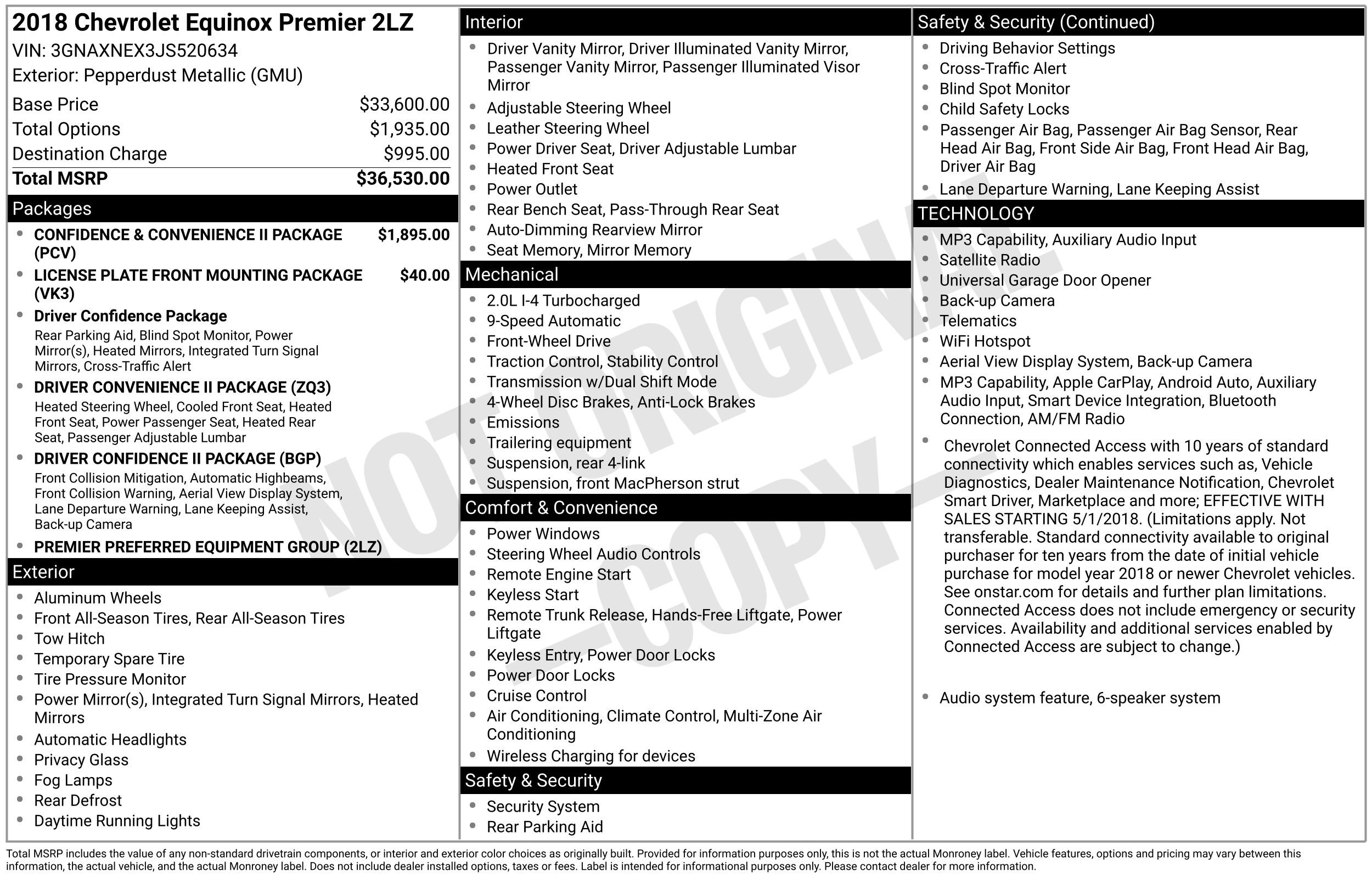 Used 2018 Chevrolet Equinox Premier FWD image 16