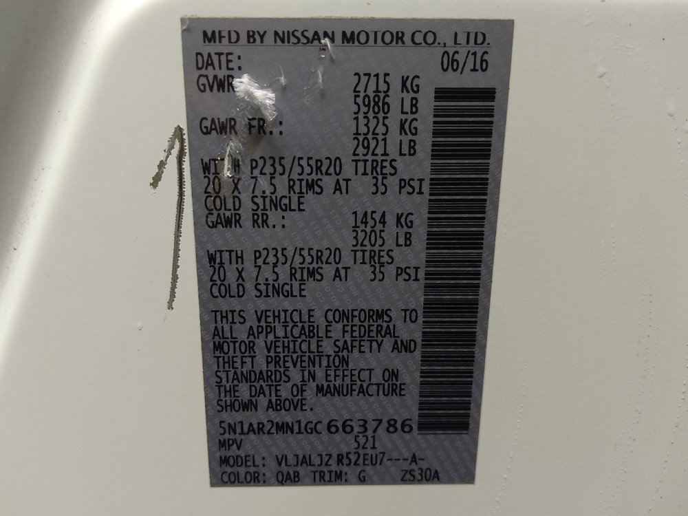 Used 2016 Nissan Pathfinder Platinum image 33