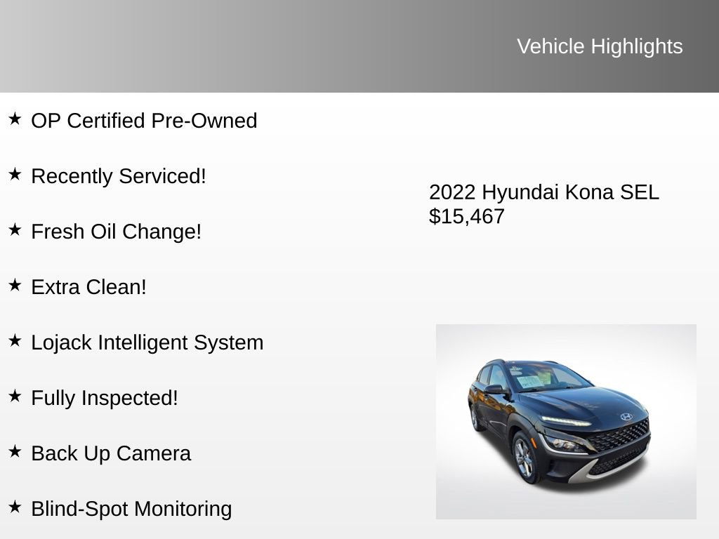 Used 2022 Hyundai Kona SEL image 4