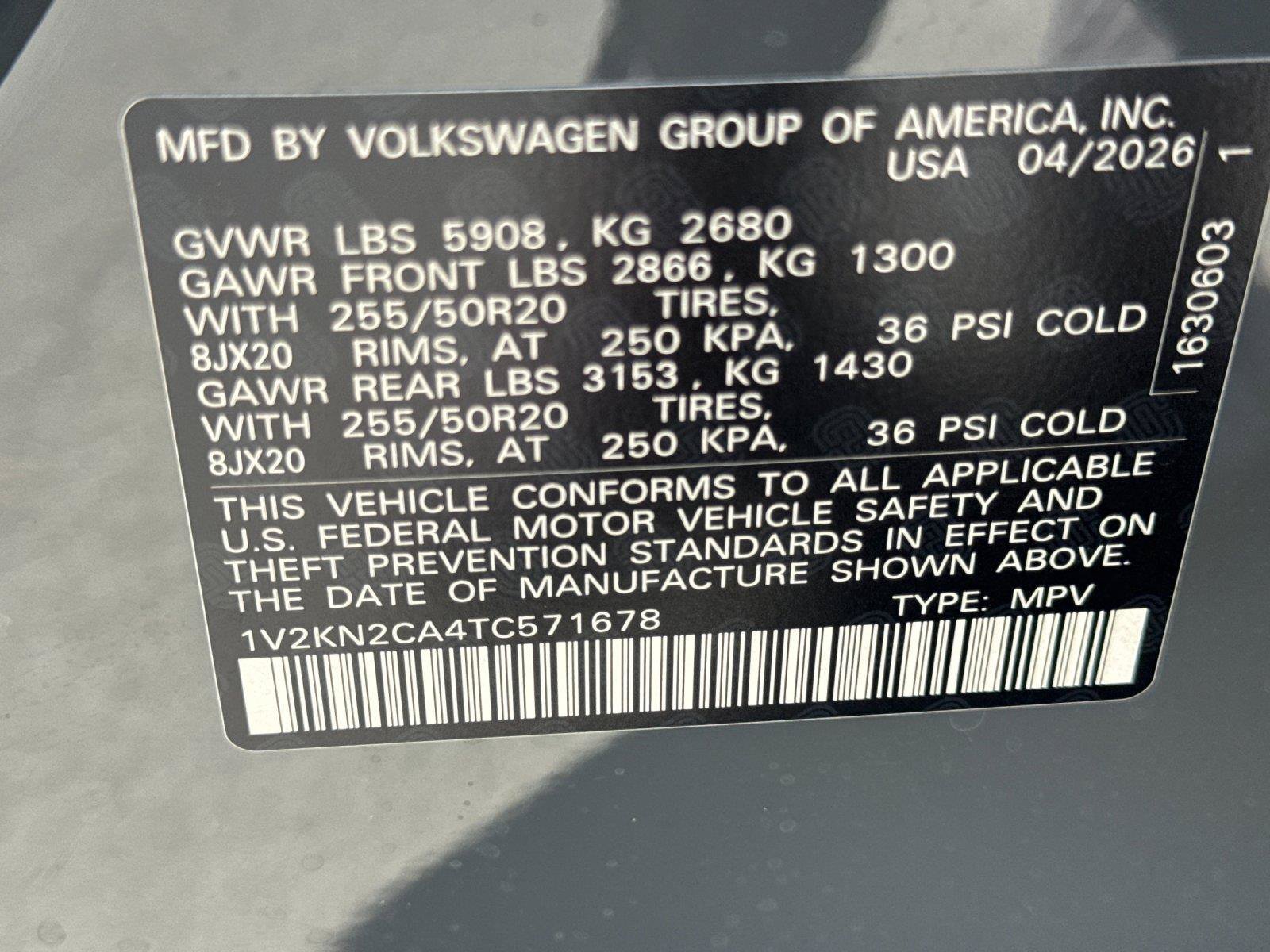 New 2026 Volkswagen Atlas SE AWD/4WD image 27