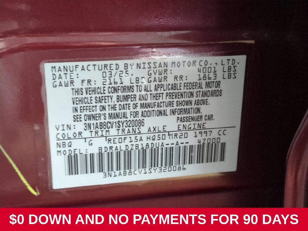 Used 2025 Nissan Sentra SV FWD image 34