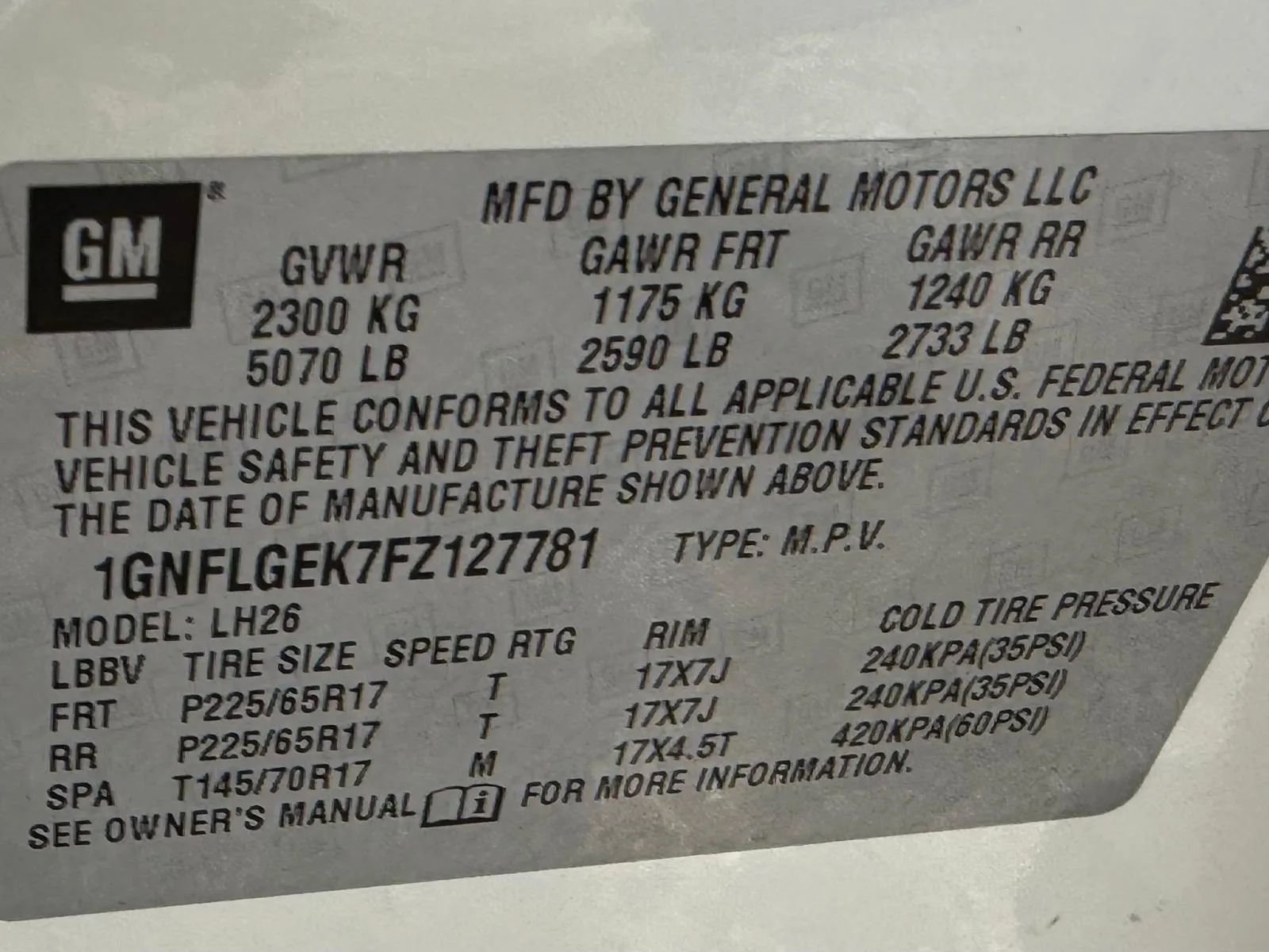 Used 2015 Chevrolet Equinox LT w/ Power Convenience Package image 16
