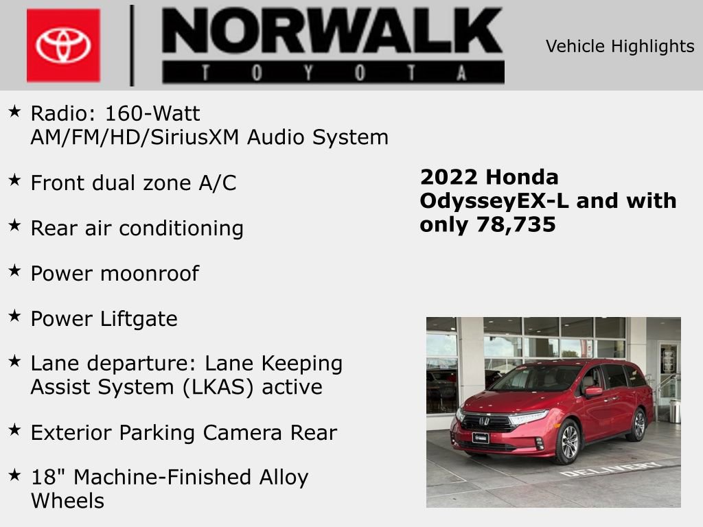 Used 2022 Honda Odyssey EX-L image 10