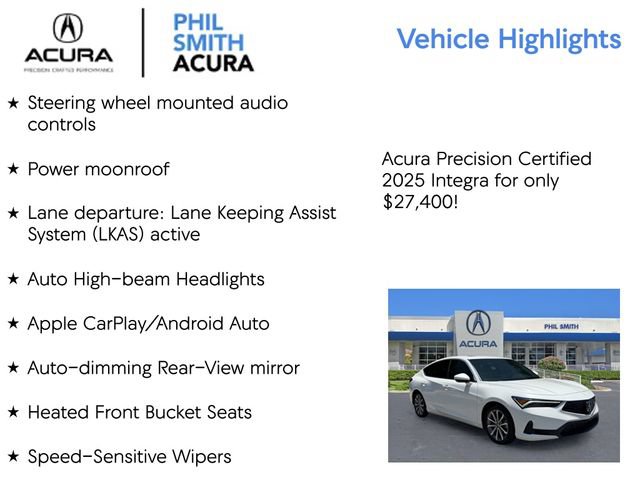 Used 2025 Acura Integra FWD image 5