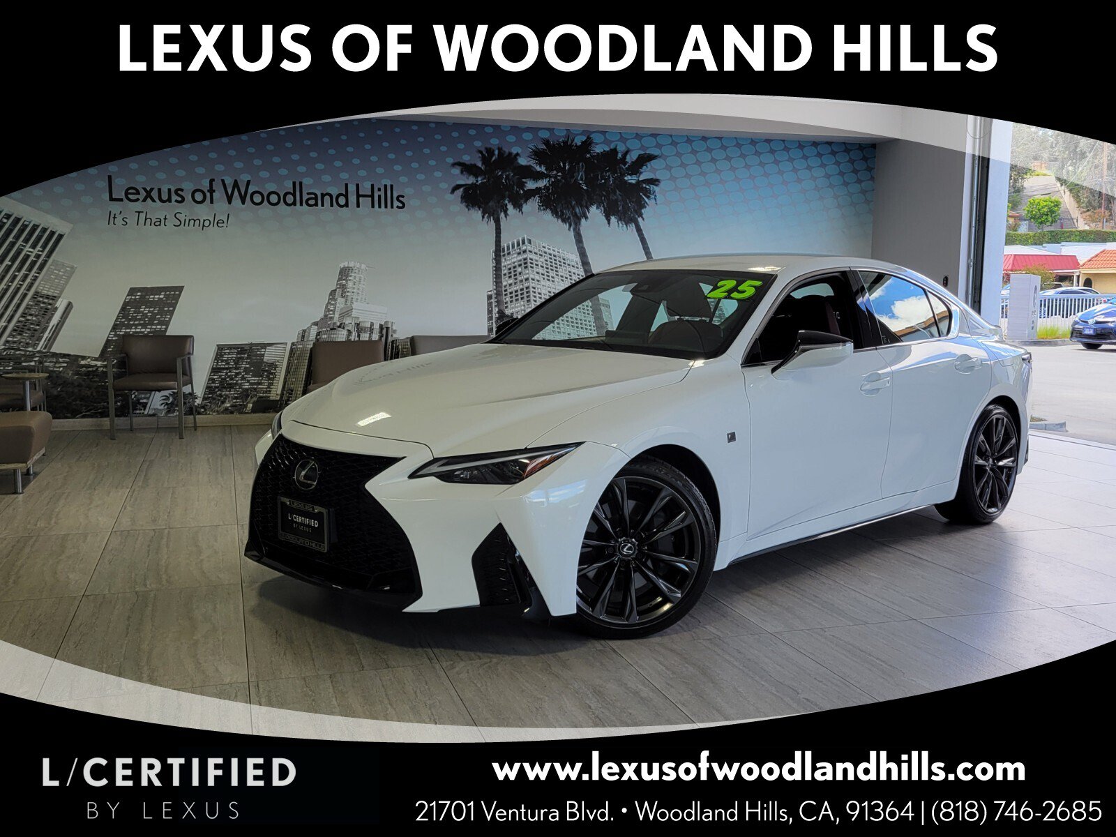 Certified 2025 Lexus IS 300 F Sport w/ Accessory Package 2 RWD image 1
