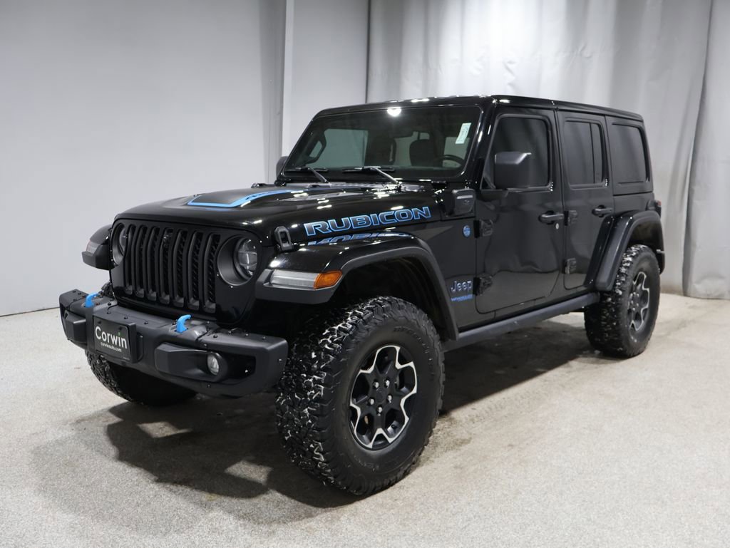 Used 2021 Jeep Wrangler Unlimited Rubicon 4xe w/ Steel Bumper Group image 5