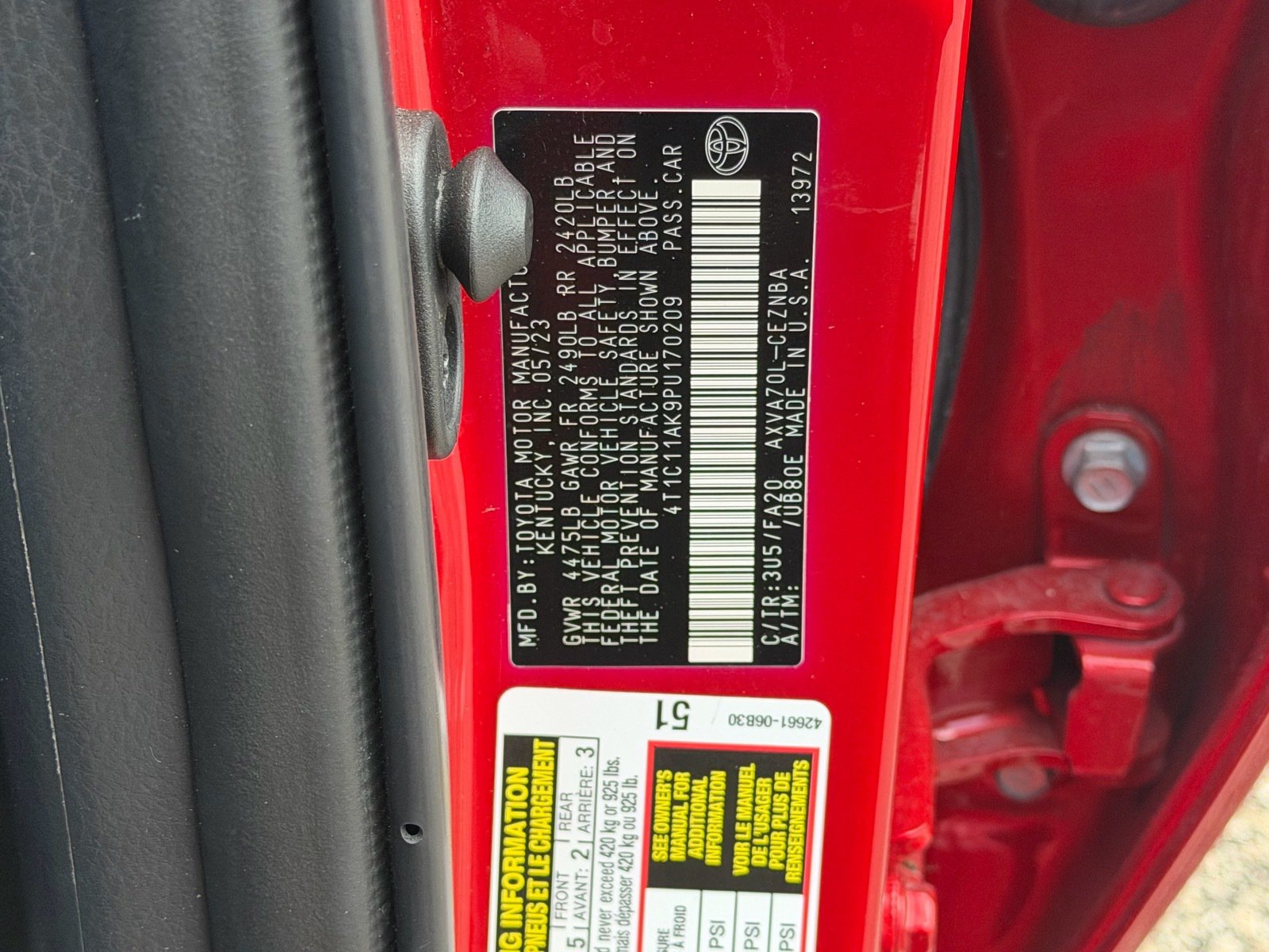 Used 2023 Toyota Camry LE FWD image 19