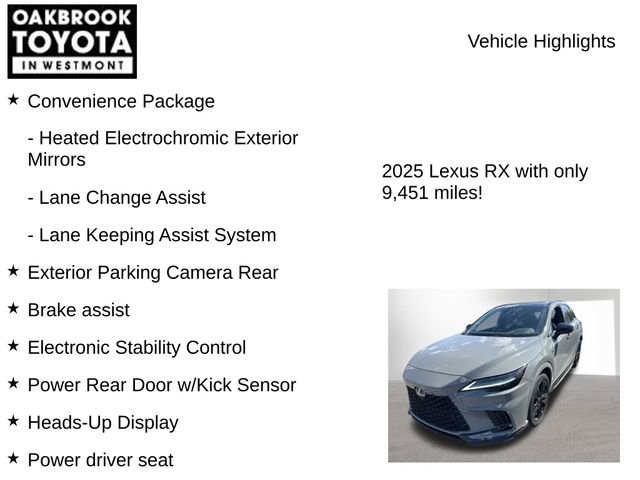Used 2025 Lexus RX 500h F Sport AWD/4WD image 7