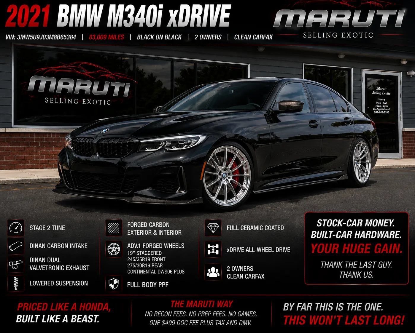 Used 2021 BMW M340i xDrive w/ Premium Package AWD/4WD image 55