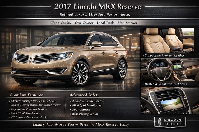 Used 2017 Lincoln MKX Reserve w/ Lincoln MKX Climate Package image 3