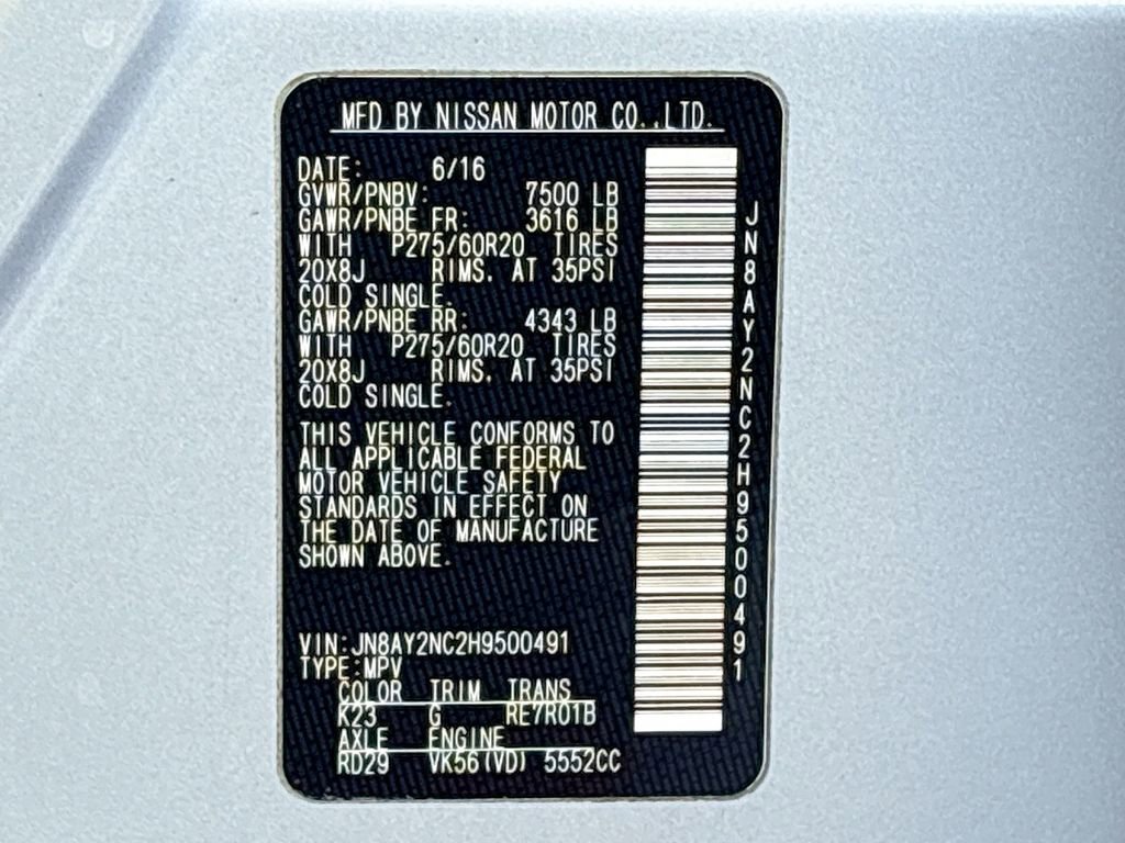 Used 2017 Nissan Armada Platinum image 36