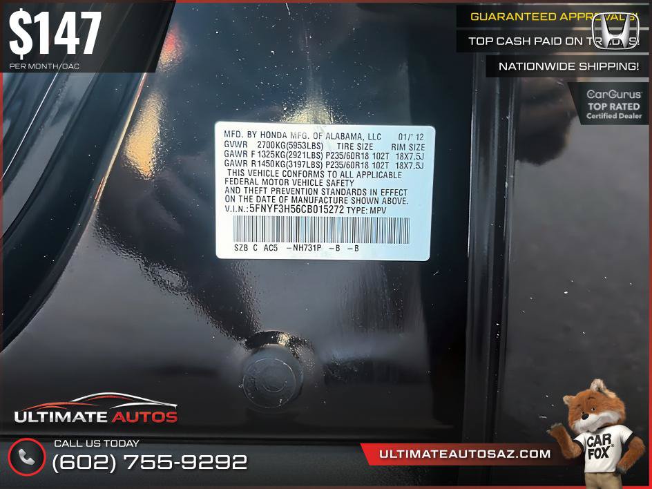 Used 2012 Honda Pilot EX-L image 24