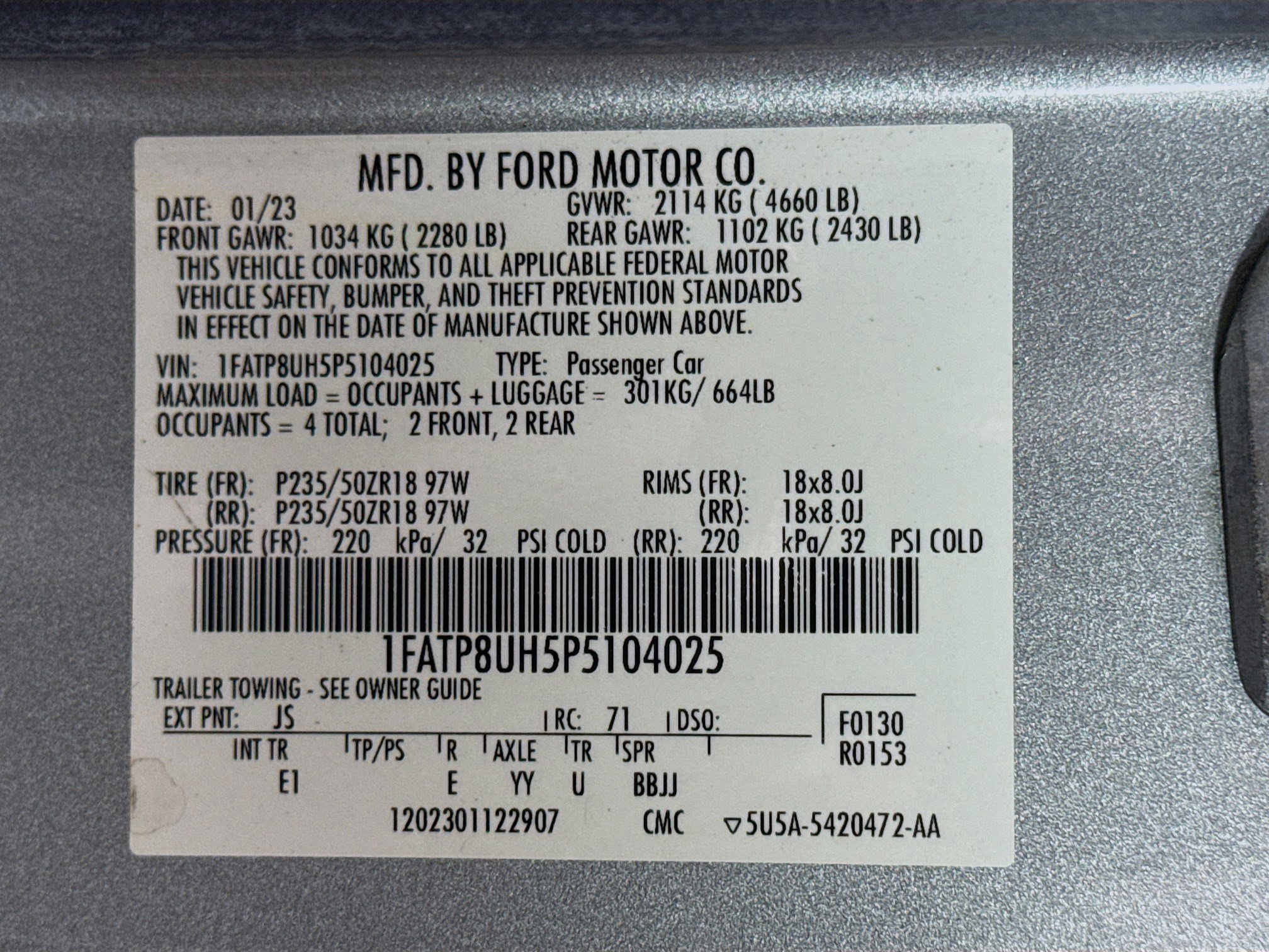 Used 2023 Ford Mustang Premium image 38