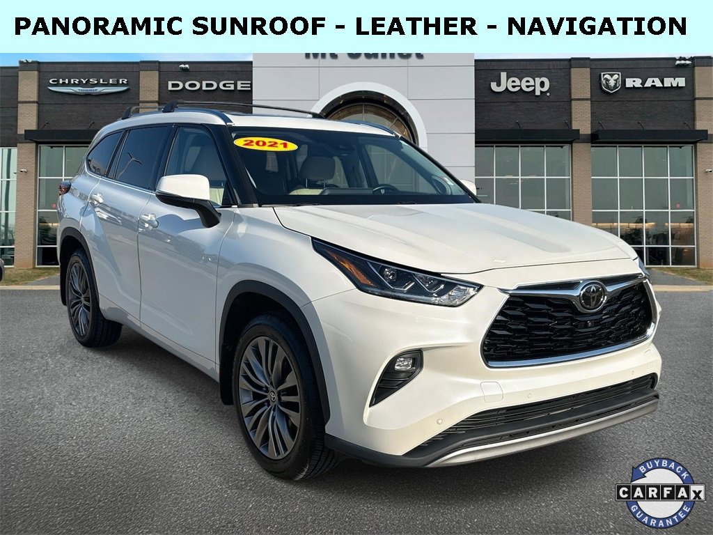 Used 2021 Toyota Highlander Platinum