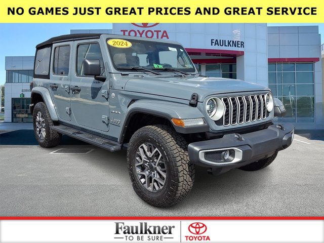 Used 2024 Jeep Wrangler Unlimited Sahara w/ Technology Group