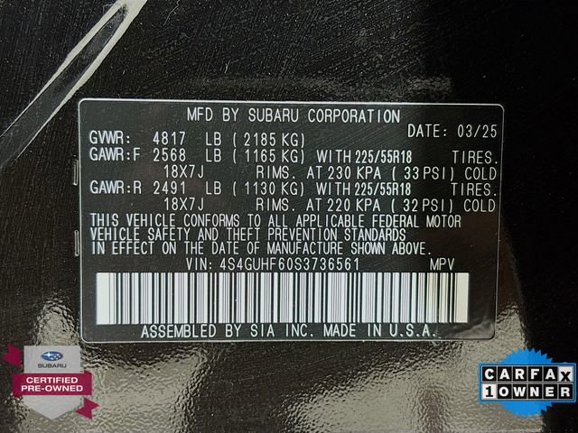 Certified 2025 Subaru Crosstrek 2.5i Sport AWD/4WD image 31