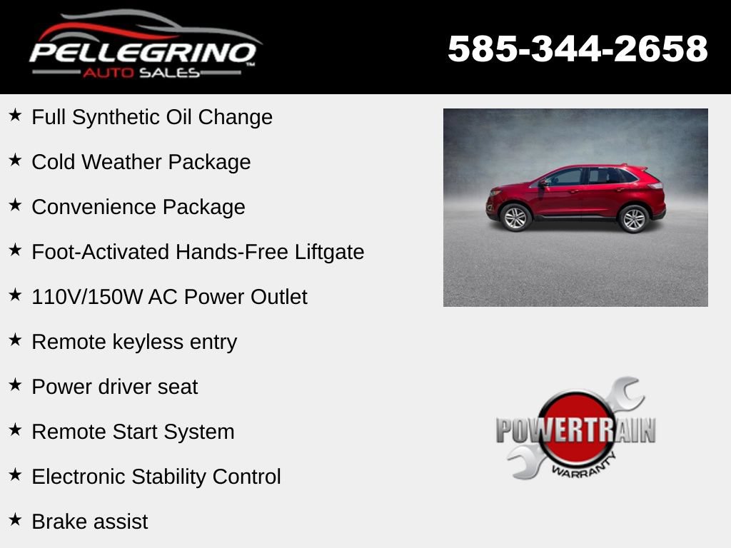 Used 2018 Ford Edge SEL w/ Equipment Group 201A AWD/4WD image 4