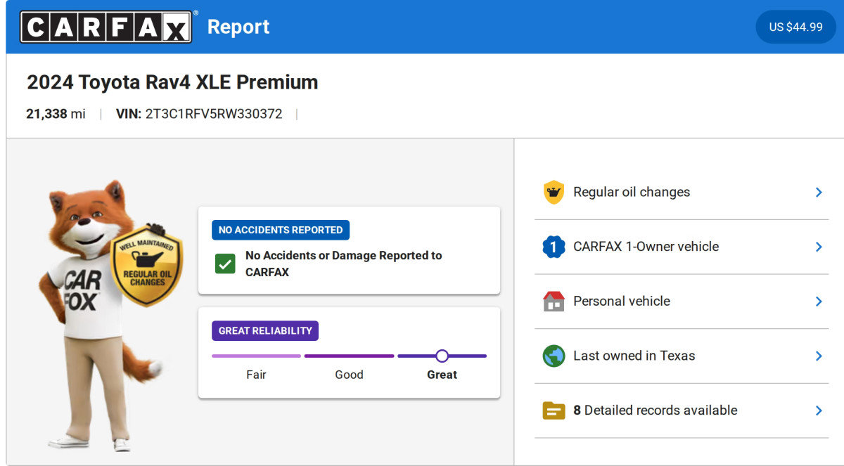 Used 2024 Toyota RAV4 XLE Premium image 6