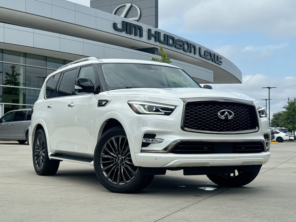 Used 2023 INFINITI QX80 Premium Select w/ Cargo Package AWD/4WD video 2