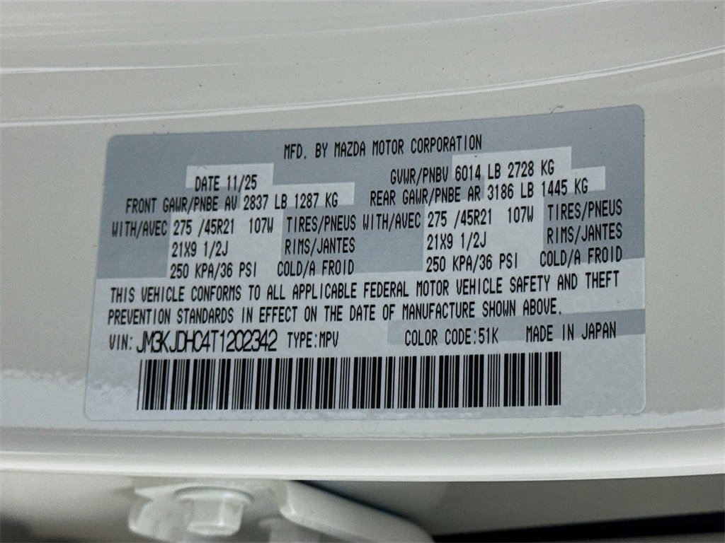 New 2026 MAZDA CX-70 3.3 Turbo S w/ Premium Package image 21