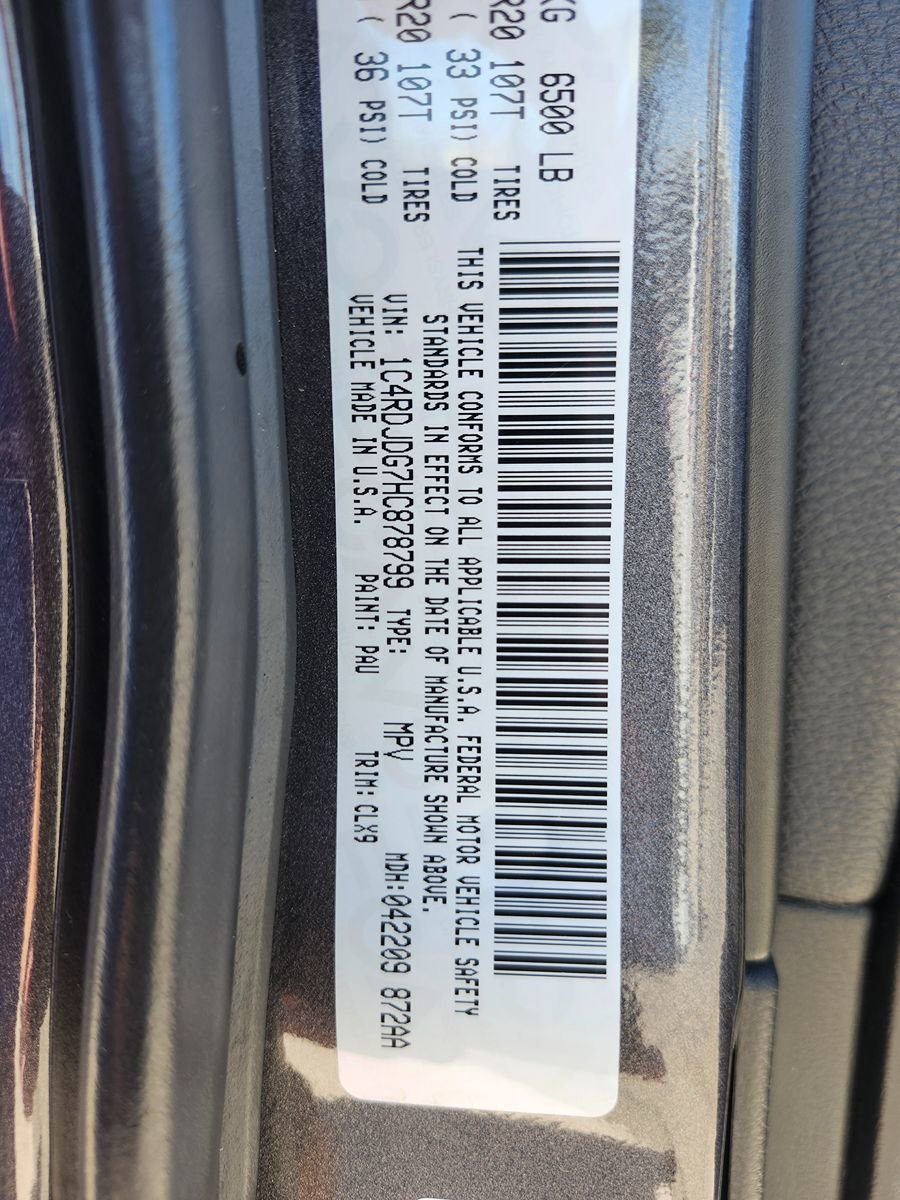 Used 2017 Dodge Durango GT w/ Nav & Power Liftgate Group AWD/4WD image 34
