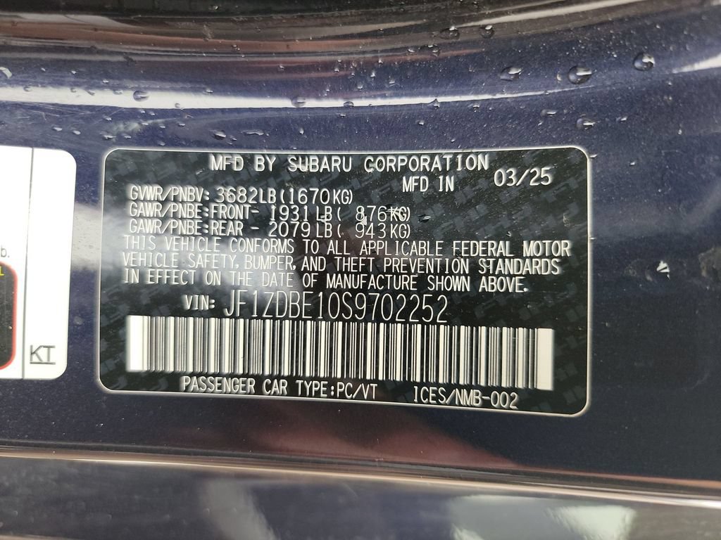 Used 2025 Subaru BRZ Limited RWD image 12
