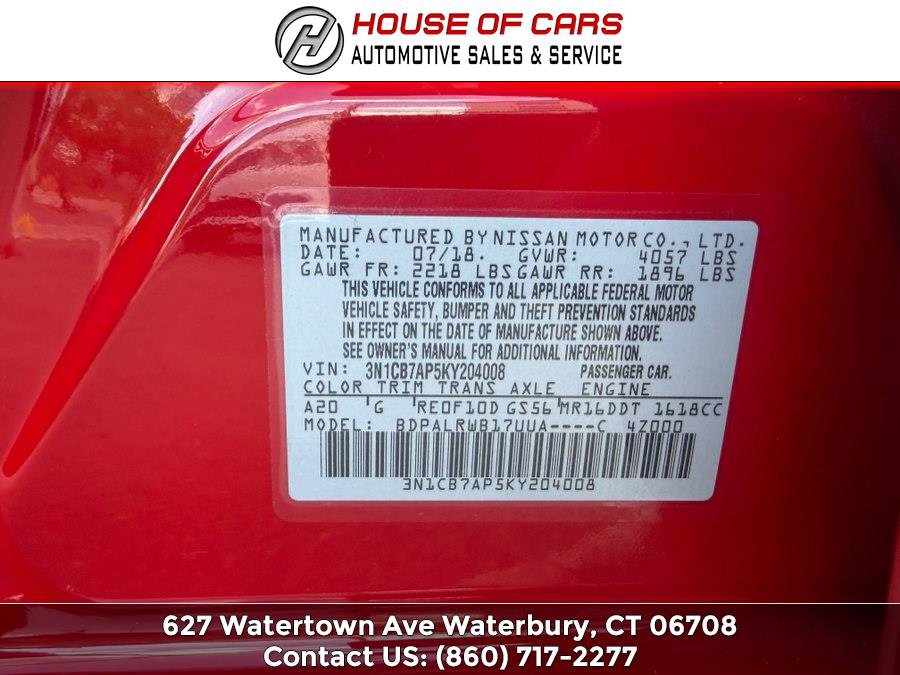 Used 2019 Nissan Sentra SR Turbo FWD image 64