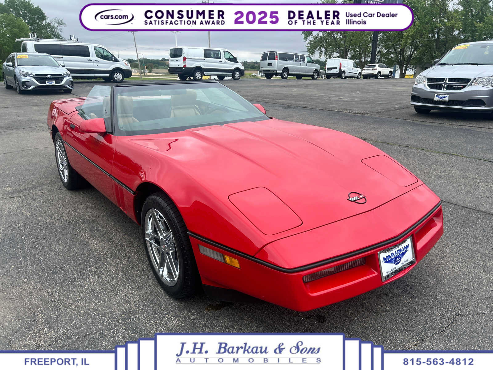 Used 1989 Chevrolet Corvette Convertible RWD image 1