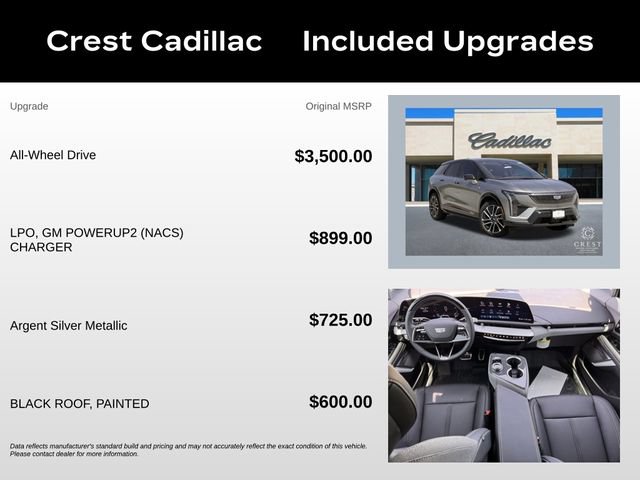 New 2026 Cadillac Optiq Sport 1 w/ LPO, Floor Liner Package AWD/4WD image 5