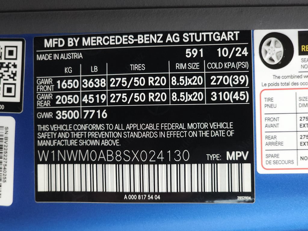 Certified 2025 Mercedes-Benz G 580 w/ EQ Technology image 38