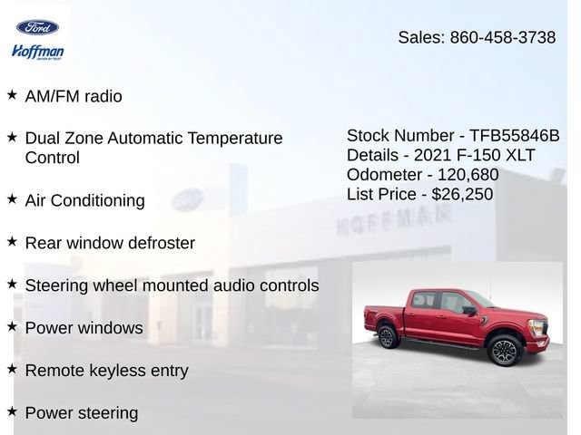 Used 2021 Ford F150 XLT w/ Equipment Group 301A Mid AWD/4WD image 20