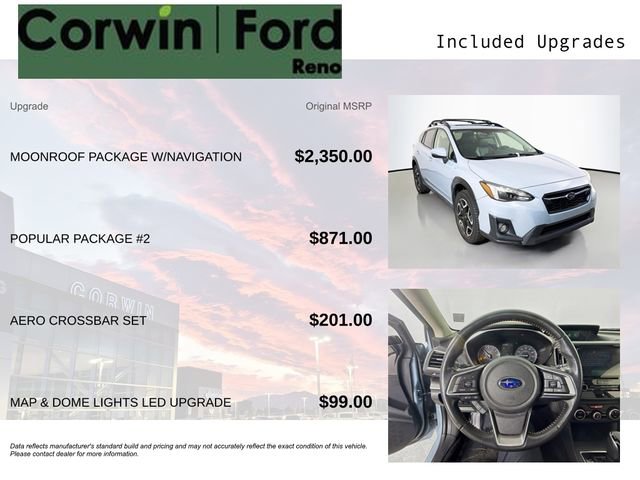 Used 2019 Subaru Crosstrek 2.0i Limited w/ Moonroof Package w/Navigation AWD/4WD image 3