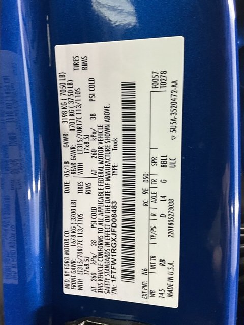 Used 2018 Ford F150 Raptor w/ Equipment Group 802A Luxury image 31