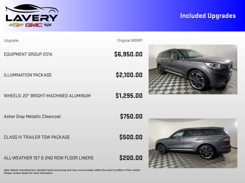 Used 2023 Lincoln Aviator Reserve w/ Equipment Group 201A image 7