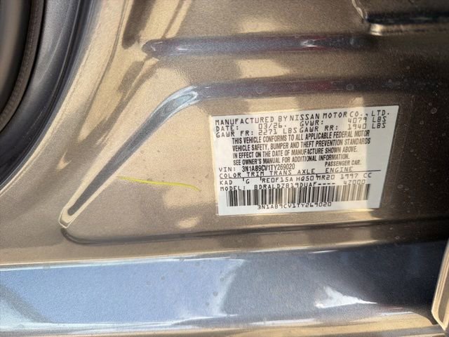 New 2026 Nissan Sentra SV FWD image 25