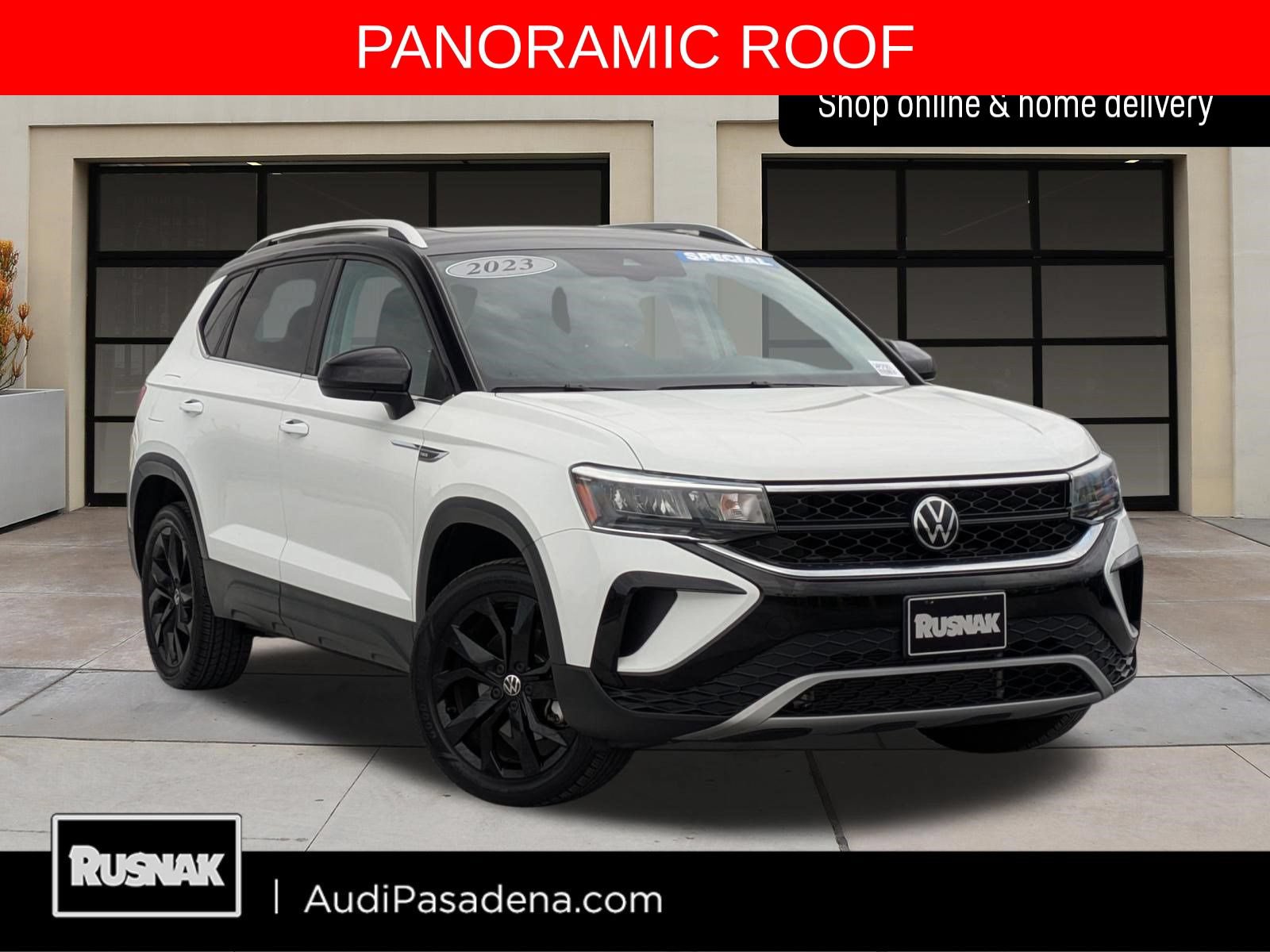 Used 2023 Volkswagen Taos SE w/ Panoramic Sunroof Package FWD image 1