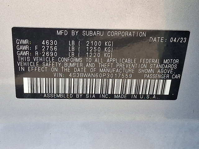 Used 2023 Subaru Legacy Limited AWD/4WD image 27