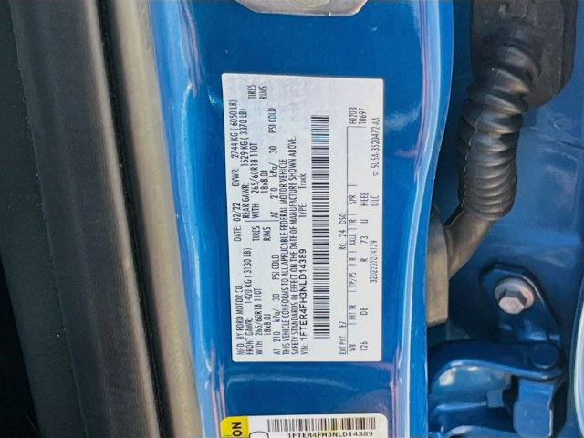 Used 2022 Ford Ranger Lariat w/ Equipment Group 501A High AWD/4WD image 30