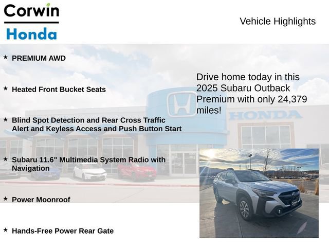 Used 2025 Subaru Outback Premium image 6