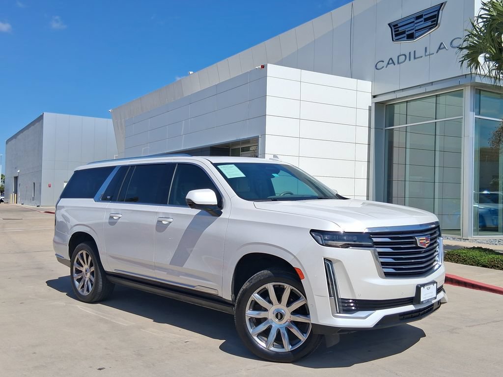 Used 2024 Cadillac Escalade ESV Premium Luxury Platinum w/ Heavy-Duty Trailer Package