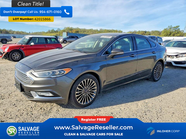 Used 2017 Ford Fusion SE w/ Fusion SE Technology Package image 1