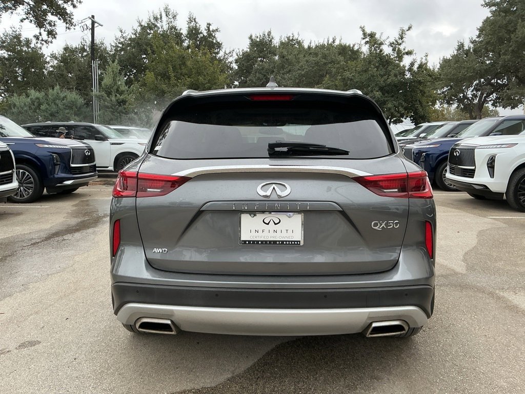 Certified 2021 INFINITI QX50 Luxe w/ Cargo Package image 4