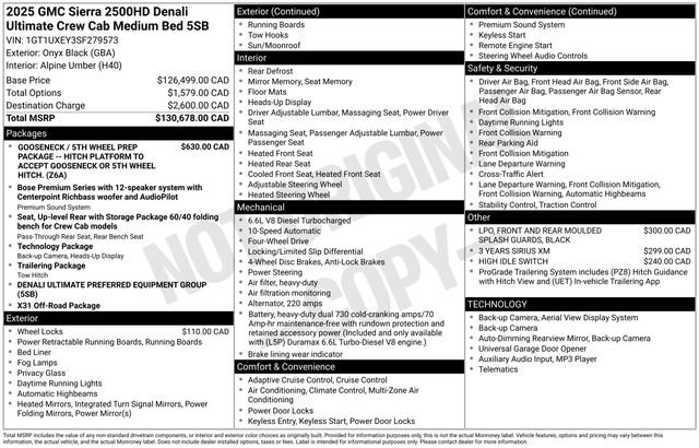Used 2025 GMC Sierra 2500 Denali Ultimate image 20