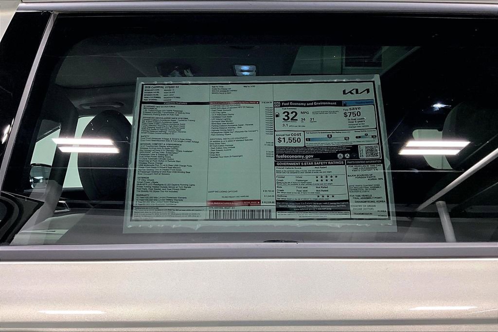 New 2026 Kia Carnival SX w/ SX Dark Edition Package FWD image 35