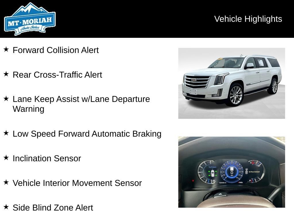 Used 2017 Cadillac Escalade ESV Luxury image 24