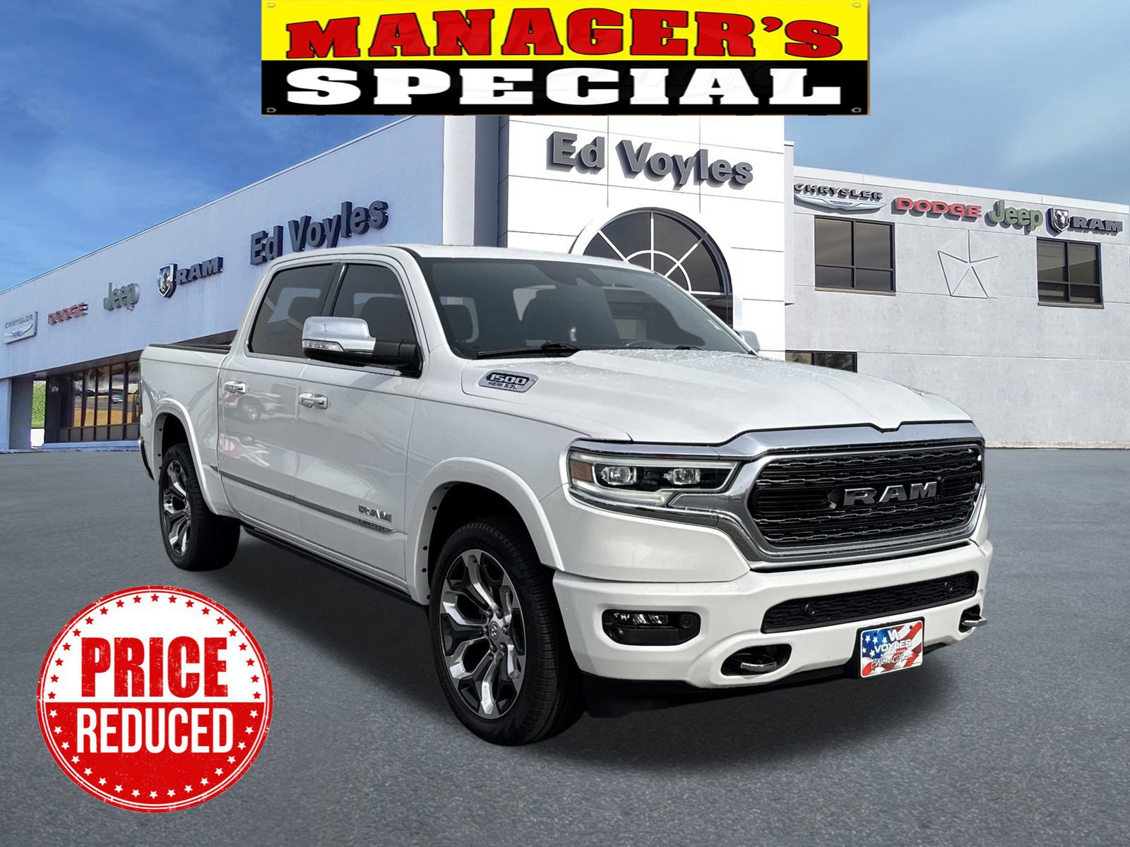 Used 2022 RAM 1500 Limited w/ Body-Colour Bumper Group
