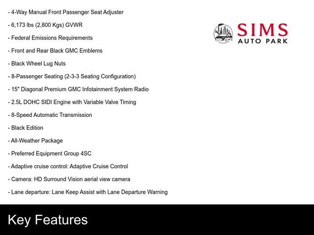 New 2025 GMC Acadia Elevation w/ Black Edition image 4
