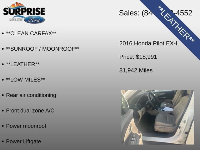 Used 2016 Honda Pilot EX-L image 4